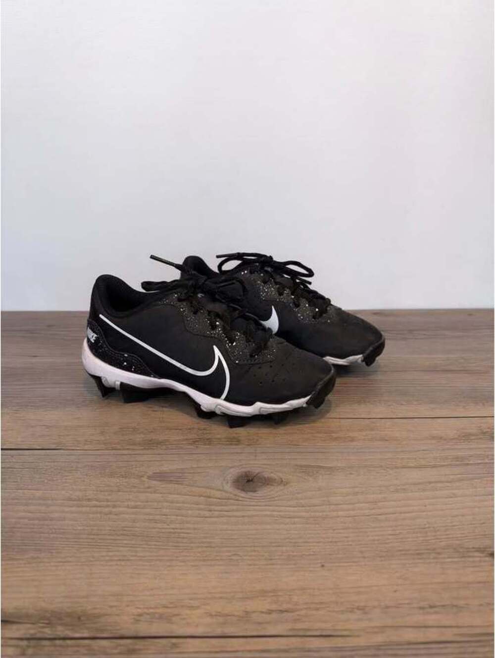 Nike Alpha Huarache 4 Keystone Youth Baseball Cleats Size 1Y DJ6525-004